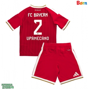 Bayern Munich Dayot Upamecano #2 Replika Babytøj Hjemmebanesæt Børn 2026-27 Kortærmet (+ Korte bukser)